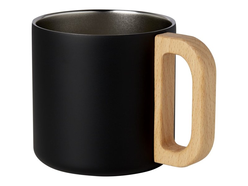 Bjorn 360 ml RCS-gecertificeerde mok van gerecycled roestvrijstaal met koperen vacuümisolatie