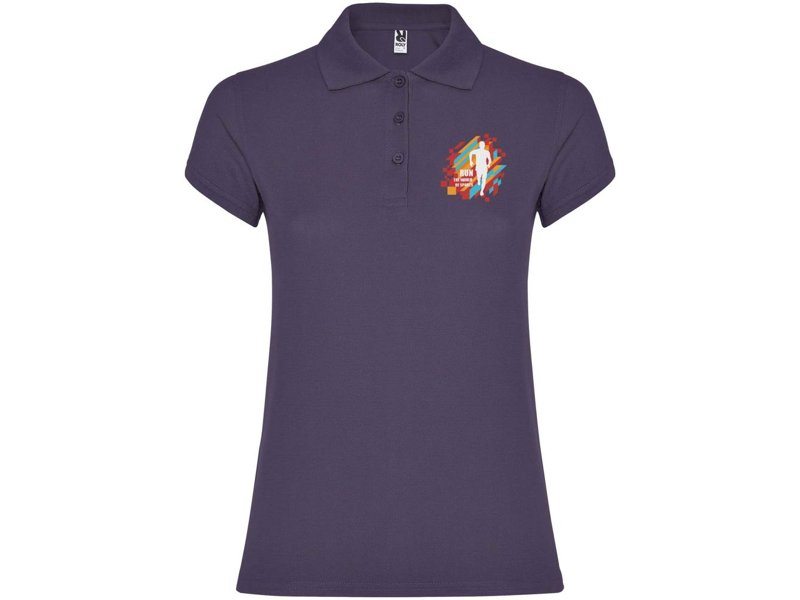 Star damespolo met korte mouwen