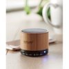 Round Bamboo speaker bedrukken | Jouw relatiegeschenk & promotieartikel