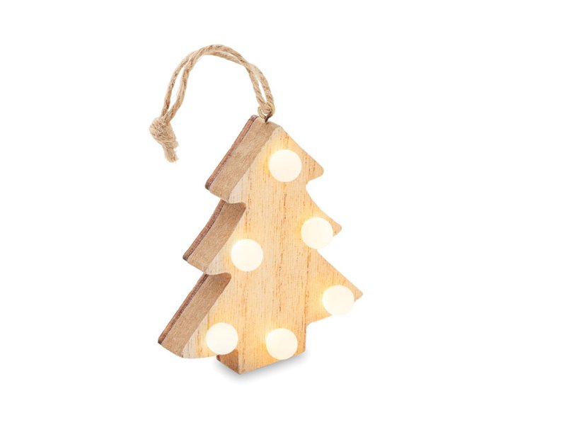 LULIE - Houten boom met lichtjes