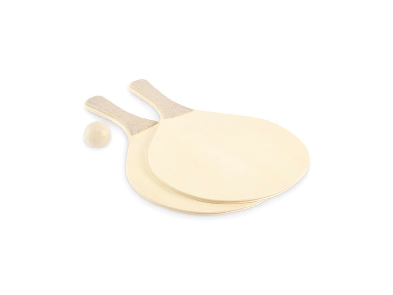 IWON strand racket set bedrukken | Strandspel met logo en extra spelwaarde IWON strand racket set bedrukken | Strandspel met logo en extra spelwaarde