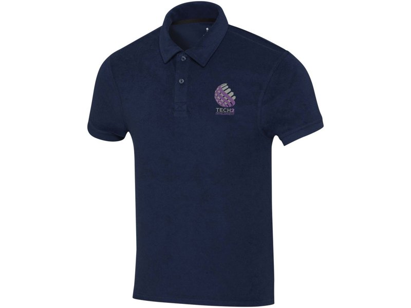 Akoya gerecyclede terry unisex polo