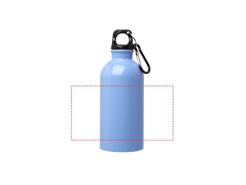 Oregon 400 ml RCS gecertificeerde enkelwandige roestvrijstalen waterfles met karabijnhaak Oregon 400 ml RCS gecertificeerde enkelwandige roestvrijstalen waterfles met karabijnhaak