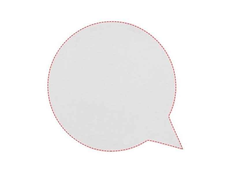 Sticky-Mate® tekstballonvormige gerecyclede sticky notes