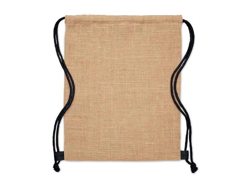 FUKURO - Jute rugzakje met koord