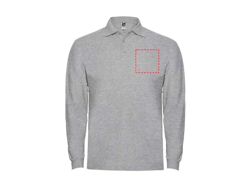 Estrella herenpolo met lange mouwen