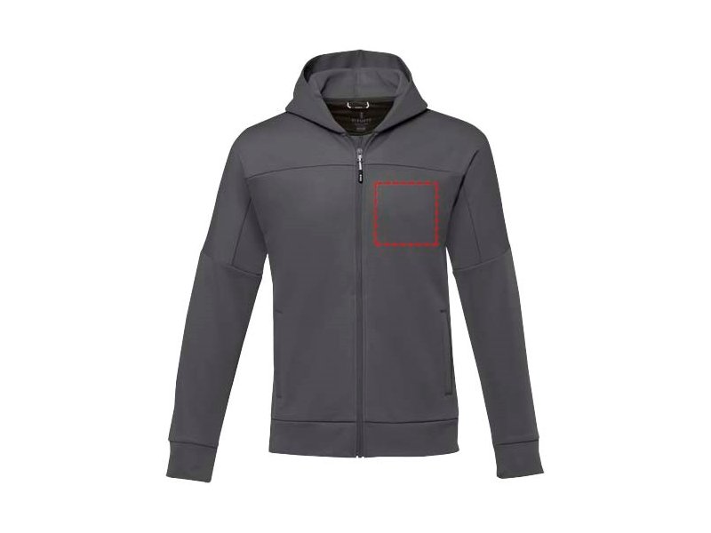 Nubia gebreid performance heren jas met volledige rits Nubia gebreid performance heren jas met volledige rits