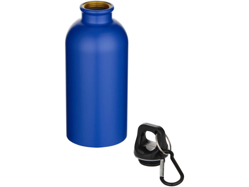 Oregon 400 ml matte RCS gecertificeerde enkelwandige roestvrijstalen waterfles met karabijnhaak