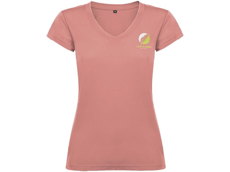 Victoria damesshirt met V-hals en korte mouwen Victoria damesshirt met V-hals en korte mouwen