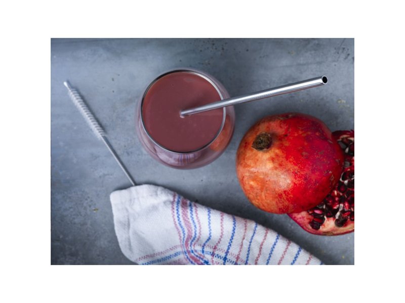 Reusable 1 piece ECO Straw Set RVS rietje Reusable 1 piece ECO Straw Set RVS rietje