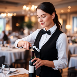 Kelnersmessen bedrukken met logo