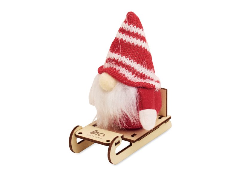 FROSTY SLEIGH - Kabouter op houten slee