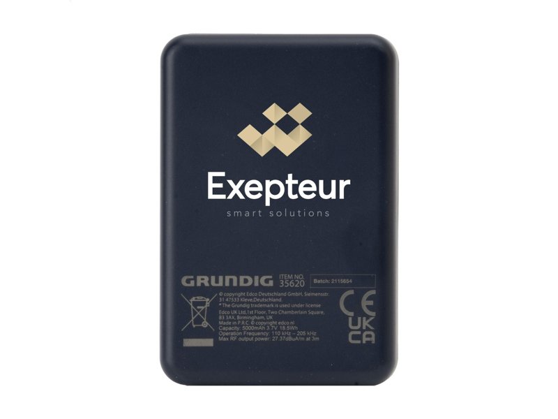 Grundig Wireless Magnetic Powerbank Mini 5000mAh