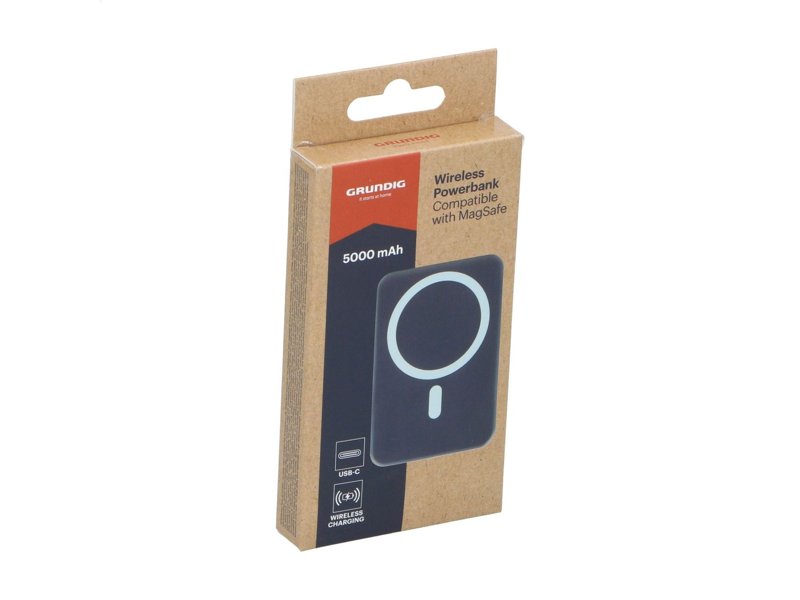 Grundig Wireless Magnetic Powerbank Mini 5000mAh