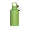 Oregon 400 ml effen waterfles van RCS gecertificeerd gerecycled plastic met karabijnhaak Oregon 400 ml effen waterfles van RCS gecertificeerd gerecycled plastic met karabijnhaak