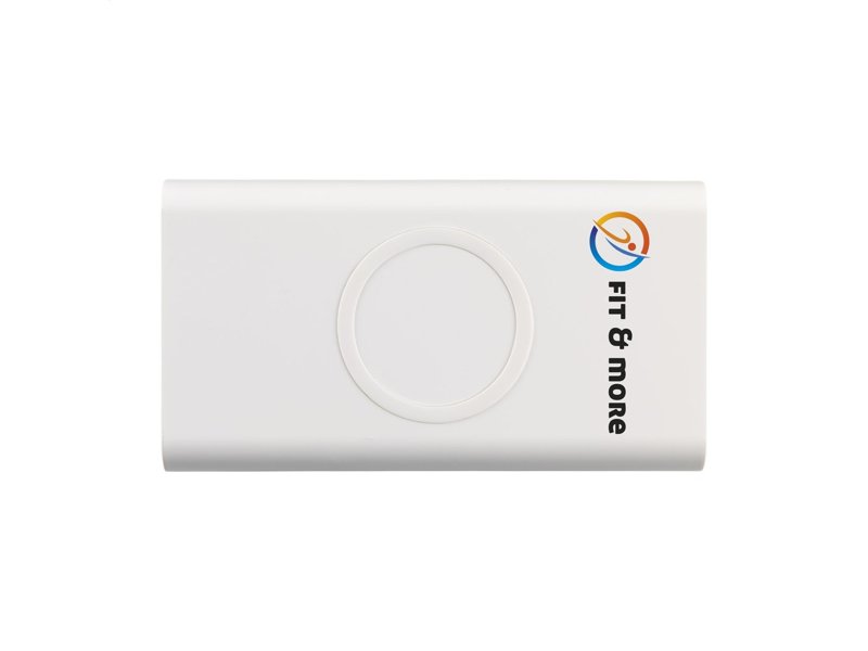 Wireless Powerbank 8000 C draadloze oplader bedrukken | Relatiegeschenk & promotieartikel