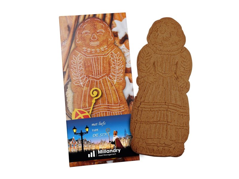 Speculaaspop 250 gram met papieren wikkel