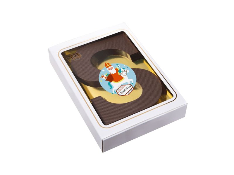 Sinterklaasletter "S" puur 150 gram