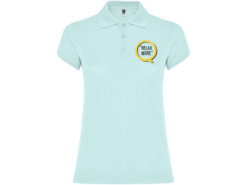 Star damespolo met korte mouwen