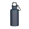 Oregon 400 ml effen waterfles van RCS gecertificeerd gerecycled plastic met karabijnhaak Oregon 400 ml effen waterfles van RCS gecertificeerd gerecycled plastic met karabijnhaak