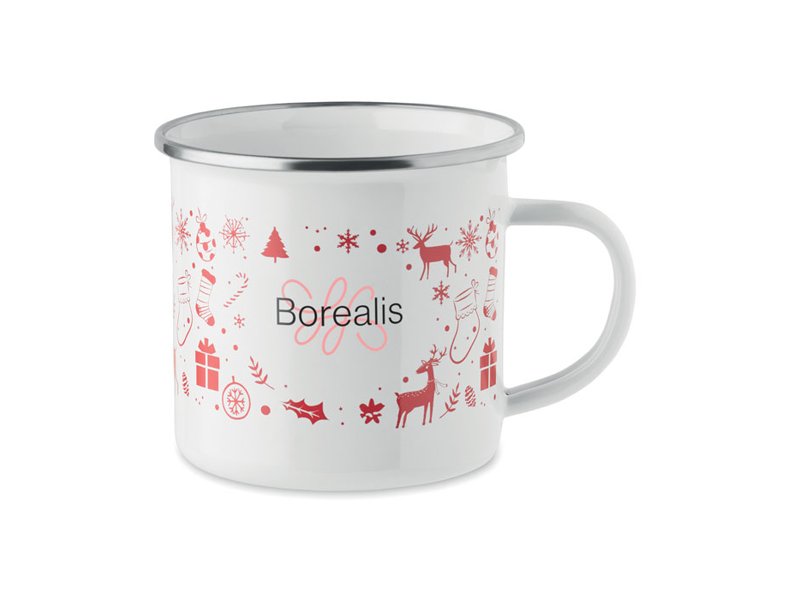 SEASOMEL - Kerst emaille mok 300ml