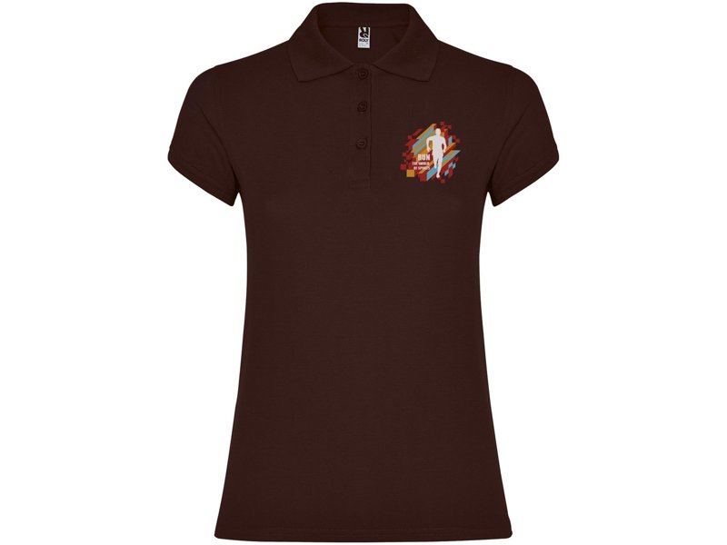 Star damespolo met korte mouwen