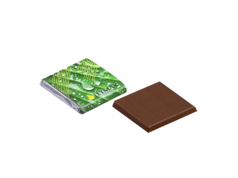 Vierkante napolitain van melk chocolade (vanaf 5.070 stuks)