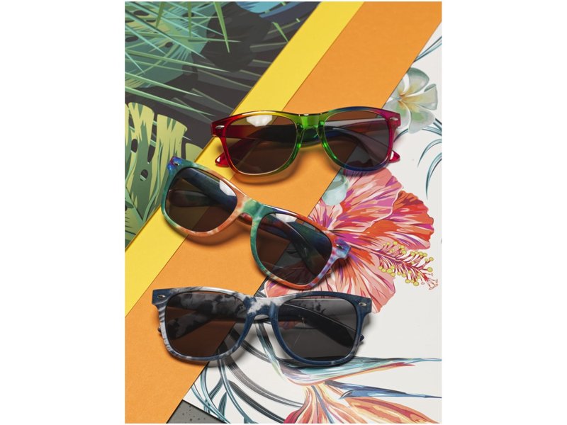 Sun Ray Regenboogzonnebril laten personaliseren – Kleurrijke promotiezonnebril | GiftsDirect Sun Ray Regenboogzonnebril laten personaliseren – Kleurrijke promotiezonnebril | GiftsDirect
