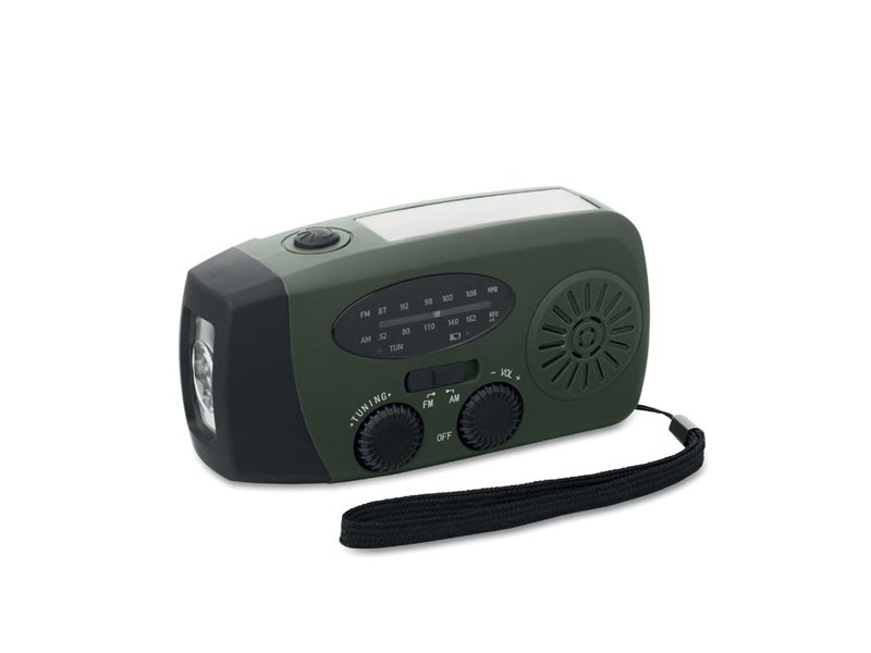 ONDA - Draagbare radio met LED lamp