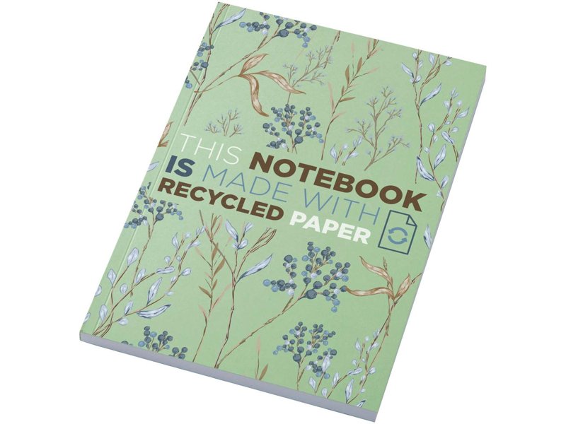 Novella Austen A5 gerecycled notitieboek met zachte cover, 100 vellen Novella Austen A5 gerecycled notitieboek met zachte cover, 100 vellen