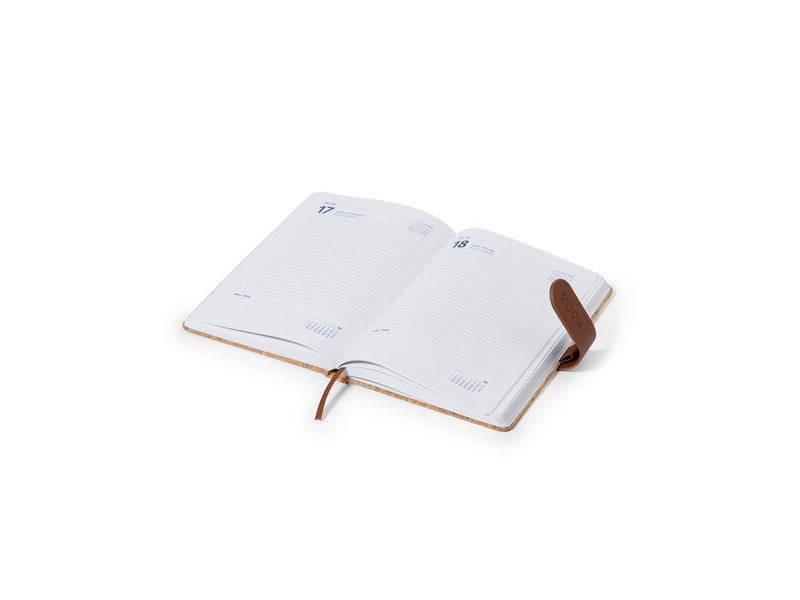 Flinex A5 agenda bedrukken | Kurken dagagenda met logo Flinex A5 agenda bedrukken | Kurken dagagenda met logo