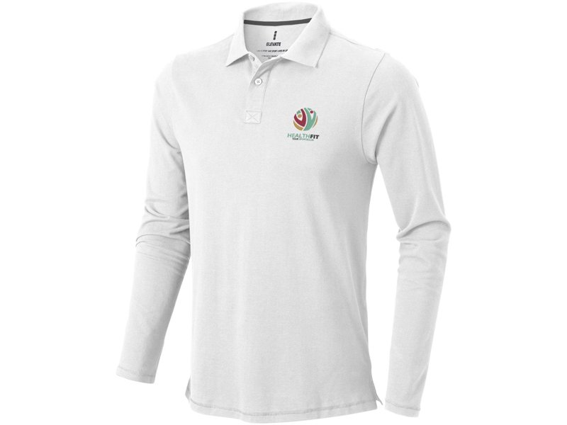 Oakville heren polo met lange mouwen Oakville heren polo met lange mouwen