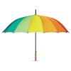 BOWBRELLA 27 inch regenboogparaplu bedrukken | Paraplu met logo BOWBRELLA 27 inch regenboogparaplu bedrukken | Paraplu met logo