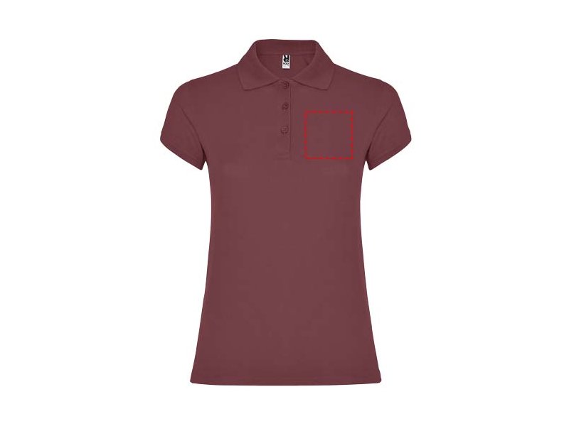 Star damespolo met korte mouwen