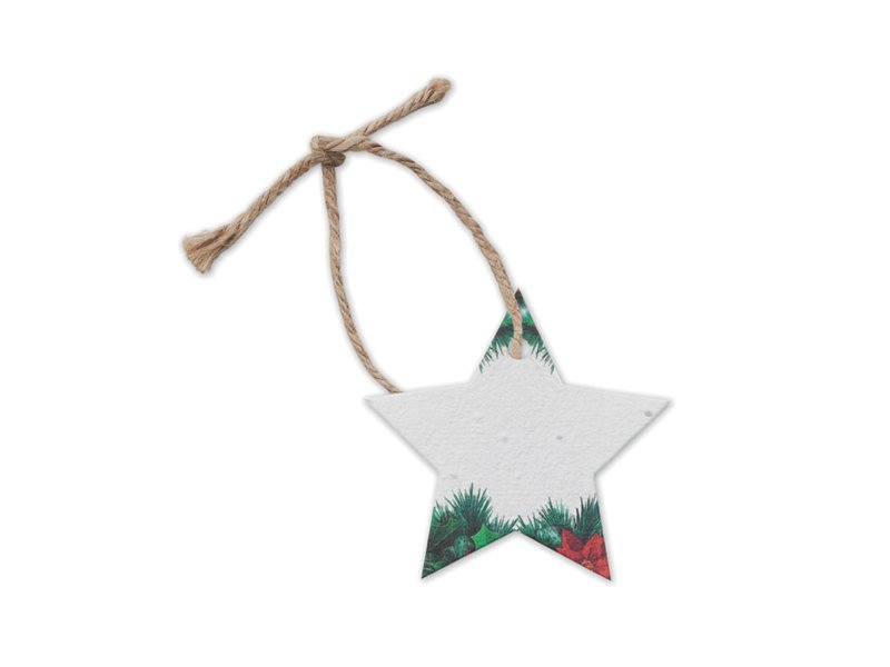 STARSEED - Zaadpapier kerstornament STARSEED - Zaadpapier kerstornament