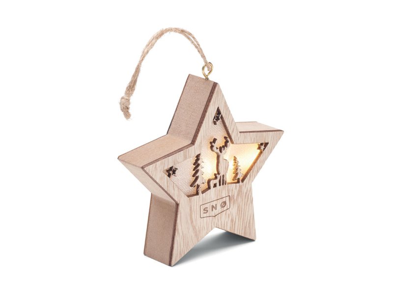 STARLIGHT - MDF ster met licht