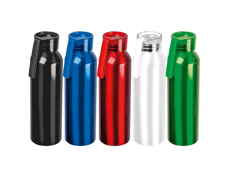 Gerecycleerde aluminium fles Gerecycleerde aluminium fles