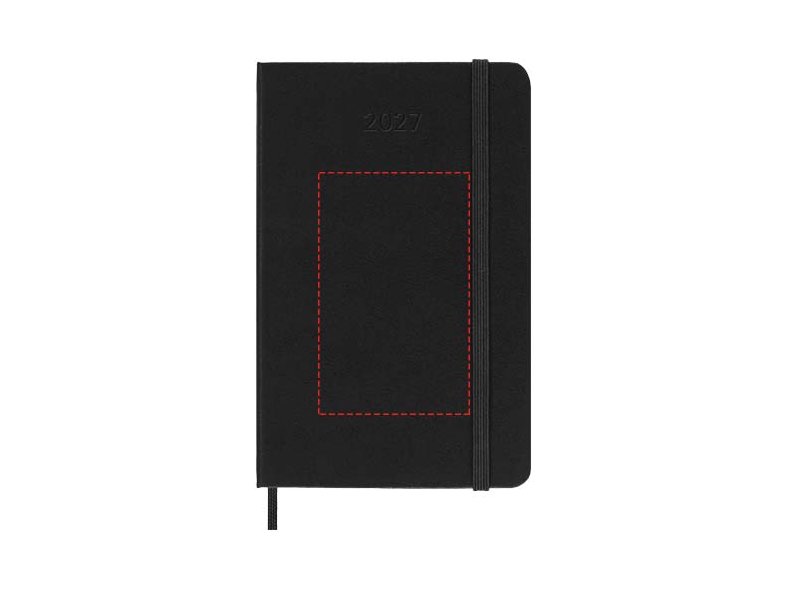 Moleskine hardback pocket dag-agenda voor 12 maanden Moleskine hardback pocket dag-agenda voor 12 maanden