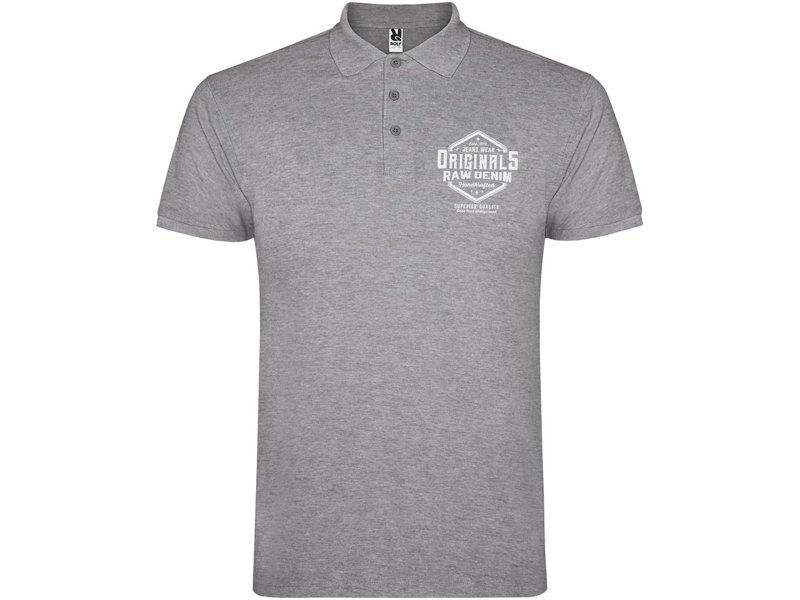 Star herenpolo met korte mouwen