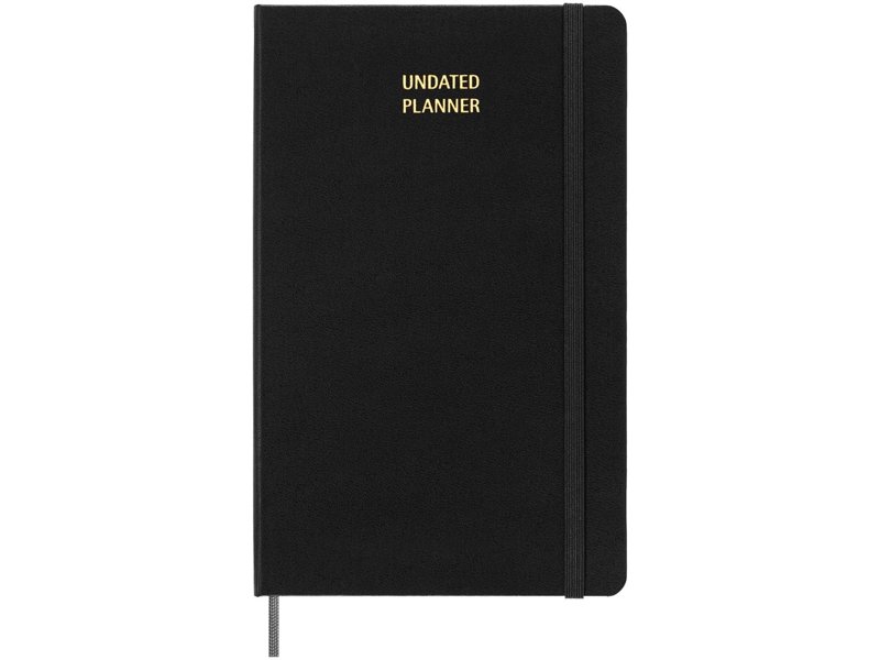 Moleskine ongedateerde weekplanner met harde kaft L