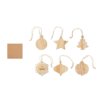 CHRISET - Houten kerstversiering set