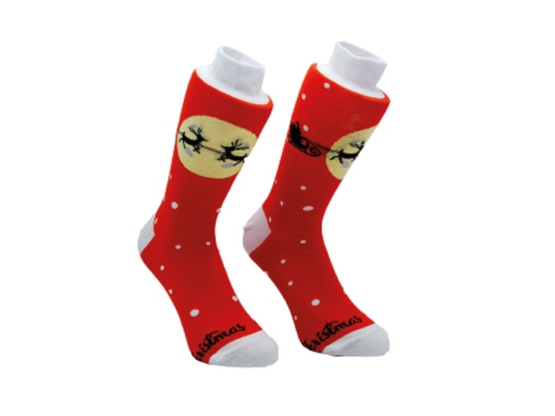 Kerstsokken uit fabriek