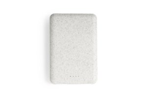Power Bank Shiden 5.000 mAh van tarwestro + ABS laten bedrukken met logo als eco relatiegeschenk