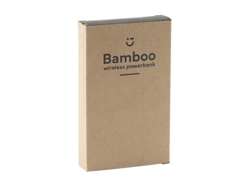 Bamboo 8000 Wireless Powerbank draadloze oplader