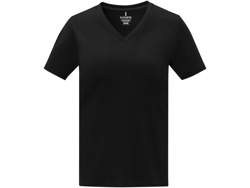 Somoto Dames T-shirt met V-hals en korte mouwen