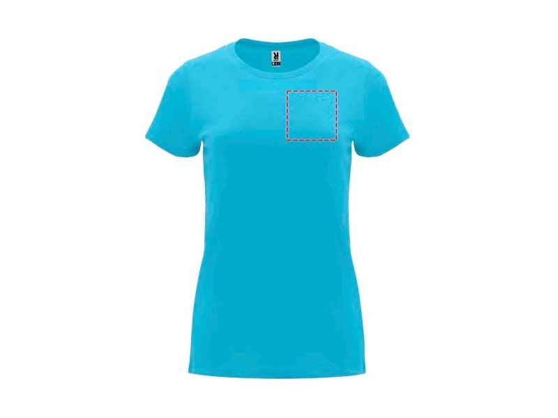 Capri damesshirt met korte mouwen Capri damesshirt met korte mouwen