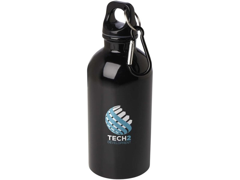 Oregon 400 ml RCS gecertificeerde enkelwandige roestvrijstalen waterfles met karabijnhaak