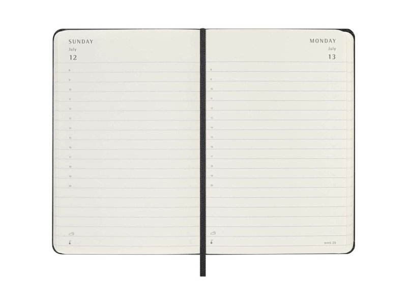 Moleskine hardback pocket dag-agenda voor 12 maanden Moleskine hardback pocket dag-agenda voor 12 maanden
