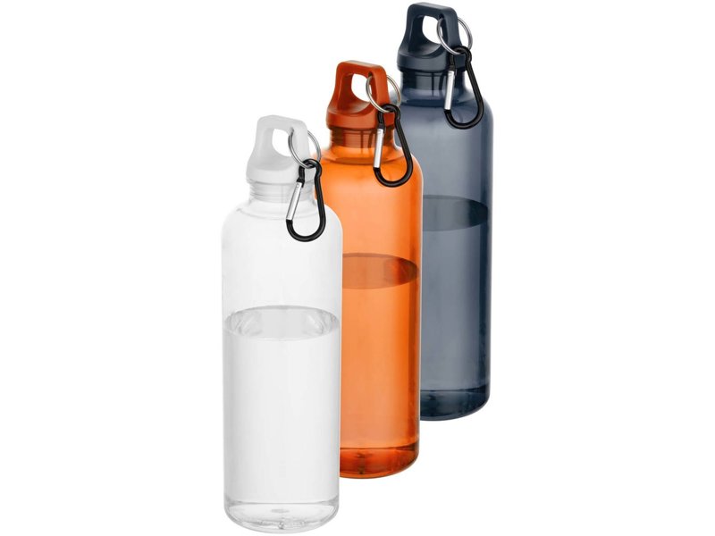 Oregon 750 ml waterfles van RCS-gecertificeerd gerecycled plastic met karabijnhaak