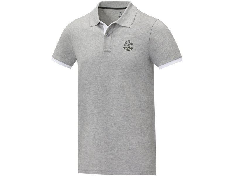 Morgan duotone Heren polo met korte mouwen